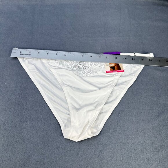 Maidenform Womens Size 2XL/9 Panty Bikini Adjustable String Bikini White New - Picture 6 of 8
